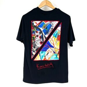 Rebel‎ Vengeance Wassily Kandinsky Signature Art T-Shirt Mens Size M Black New